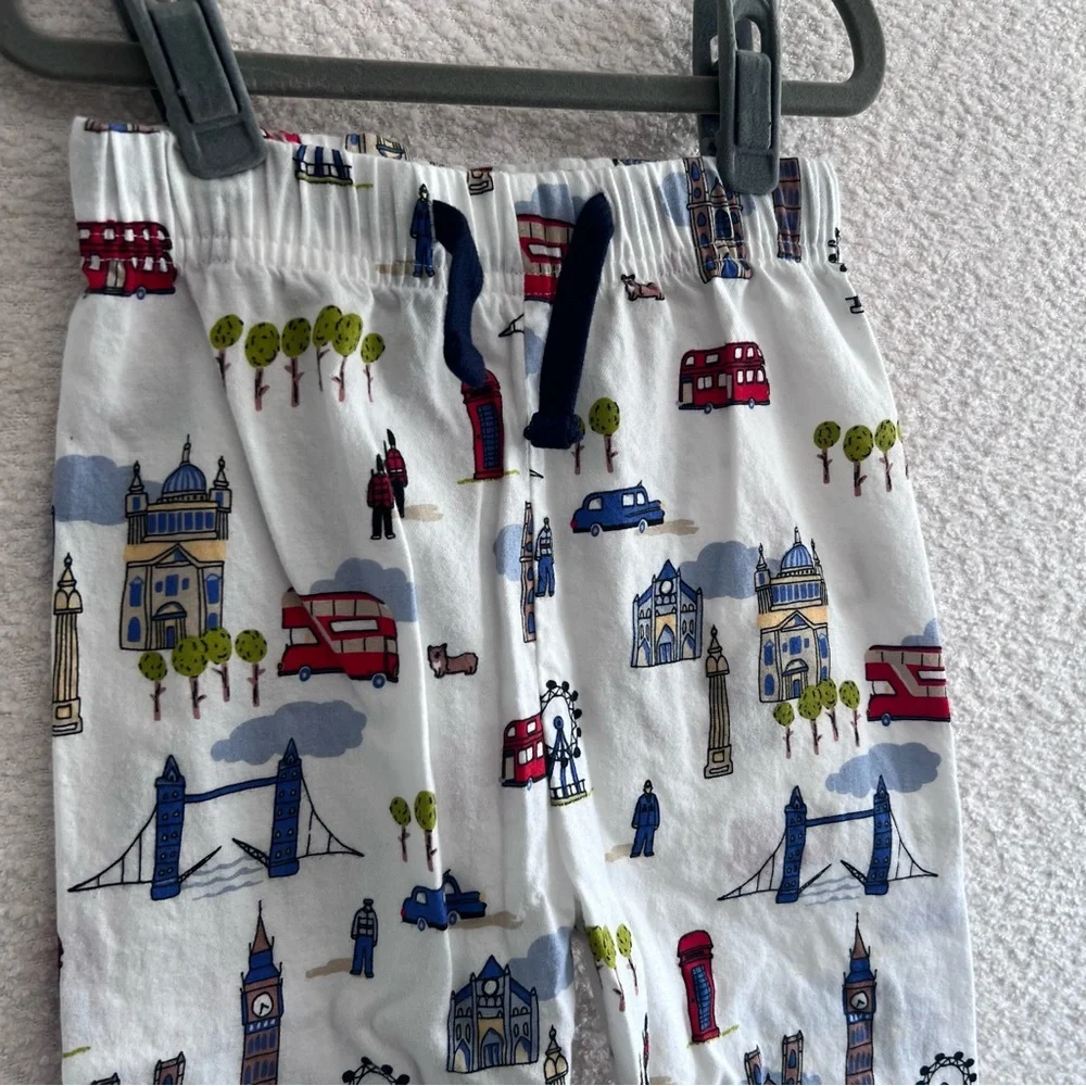 Marks & Spencer M&S Infant London 2 Piece Pajamas Matching Set Size 18-24 Months